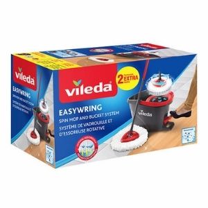 Image of Vileda Easywring Spin Mop & Bucket System - 1 x 8.5 Kilos